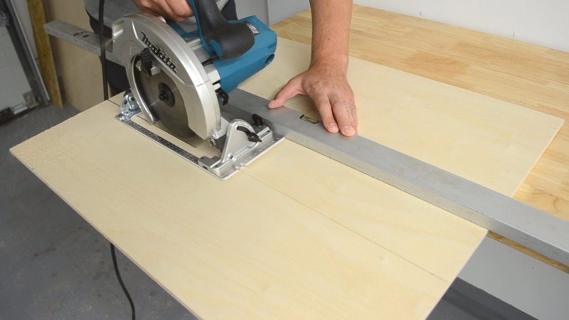 How To Make A Circular Saw Guide And Crosscut Jig AllFlavor Workshop