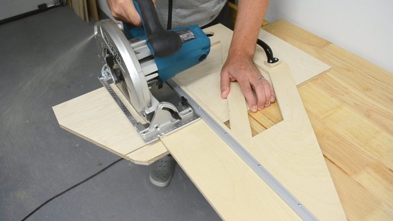 How to Make a Circular Saw Guide and Crosscut Jig | AllFlavor Workshop
