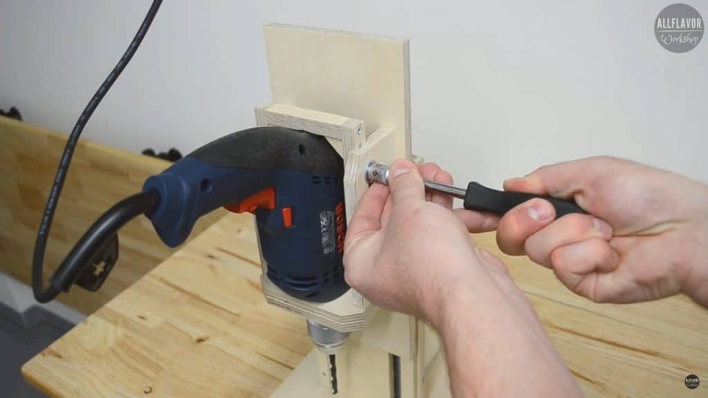 DIY Drill Press Stand for Hand Drill (Step by Step) AllFlavor