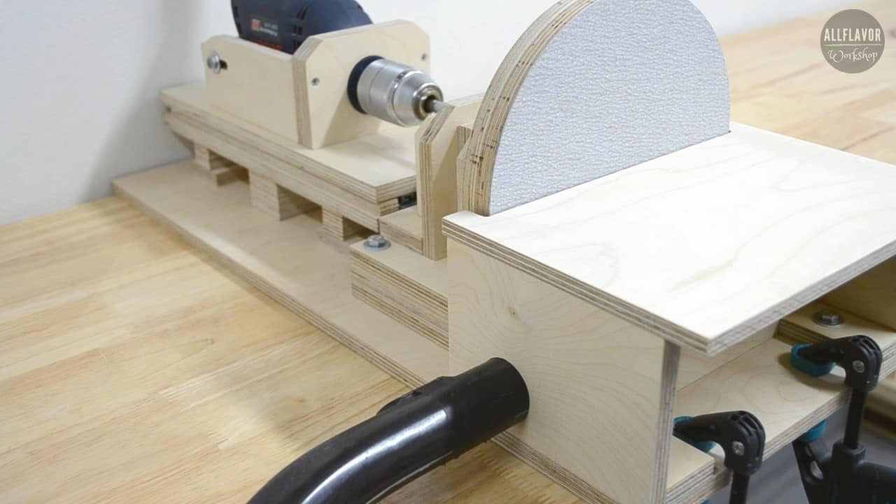 How to Make a Drill Powered Disc Sander (DIY Disc Sander) AllFlavor