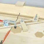 DIY Hexagon Cutting Jig for a table saw. How to cut a perfect hexagon out of wood.