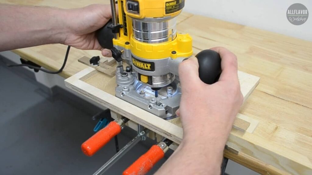 Simple Router Mortising Jig StepbyStep Tutorial AllFlavor