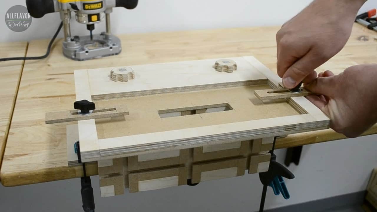 Simple Router Mortising Jig StepbyStep Tutorial AllFlavor