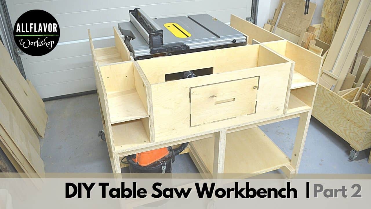 DIY Mobile Table Saw Workbench