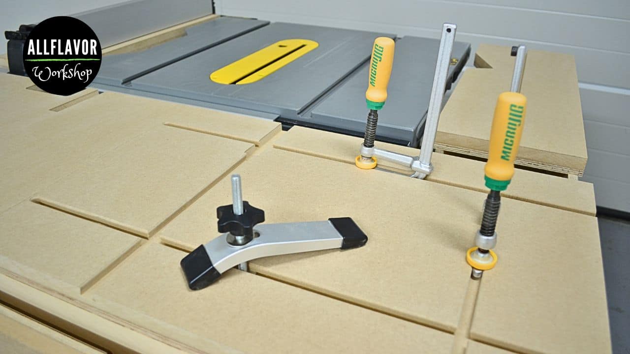 DIY Mobile Table Saw Workbench