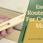 Essential router jigs for cabinet making shown in a small workshop setup