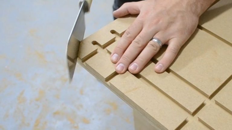 Cutting corner edges of jointer sled for blade clearance