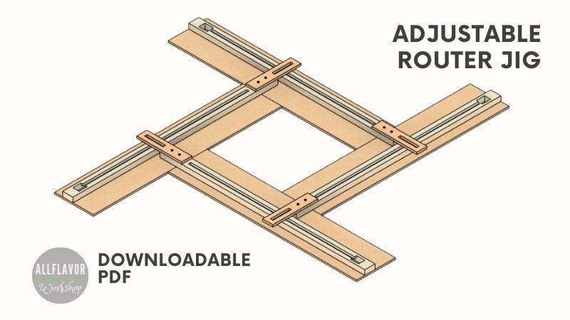 Adjustable Router Template Plans