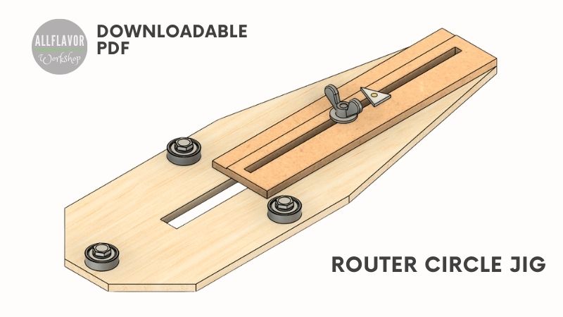 Router Circle Cutting Jig Plans