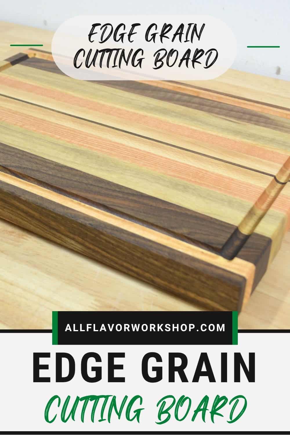 DIY edge grain cutting board step-by-step guide — how to glue, flatten, and finish a cutting board from walnut, ash, and beech.