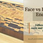 Face vs edge vs end grain cutting boards — simple visual showing wood orientation and differences for beginners.