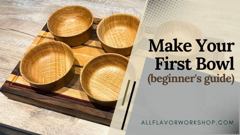 How to turn a wooden bowl — beginner step-by-step with faceplate, chuck, sanding, and food-safe oil.