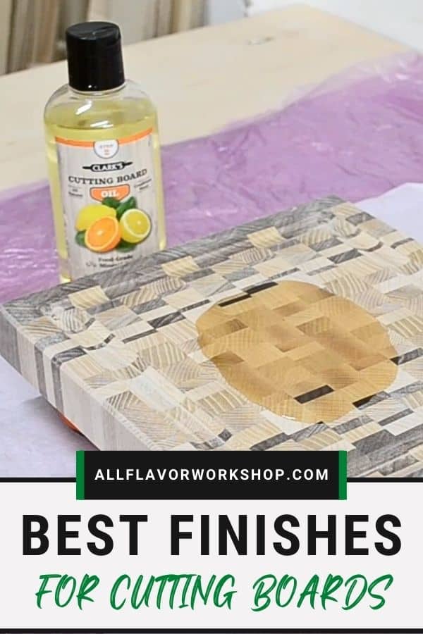Best wood finishes for cutting boards guide showing food-safe oil and wax application for a rich professional look and long-lasting protection.