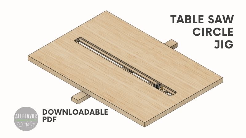 Table Saw Circle Jig