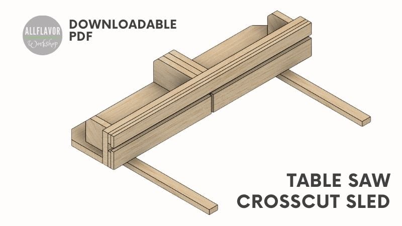 Table Saw Crosscut Sled