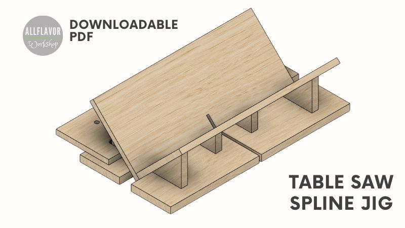 spline jig plans, table saw spline jig plans