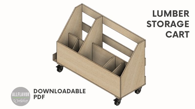 Lumber Storage Cart