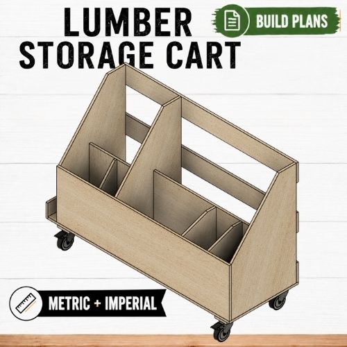 Lumber Storage Cart Premium Plans