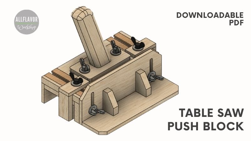 Table Saw Push Block plan