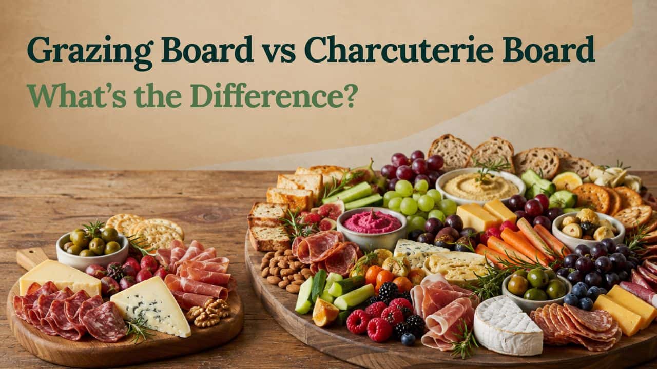 Grazing Board vs Charcuterie Board