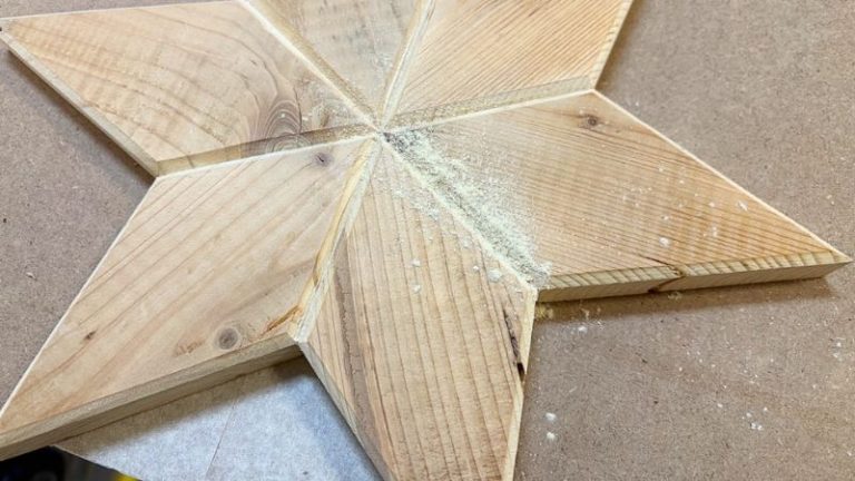 sawdust and glue to eliminate the gap
