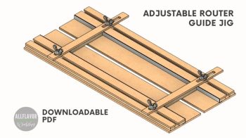 Adjustable Router Guide Jig Plans Thumbnail