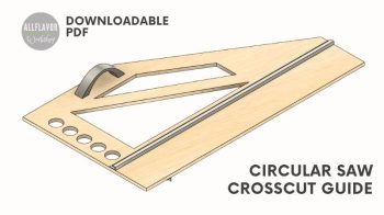 Circular Saw Crosscut Guide Plans Thumbnail