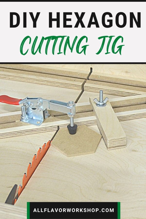 DIY Table Saw Hexagon Jig — Easy Add-On for Cutting Perfect Hexagons, Modular Jig System by AllFlavor Workshop