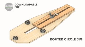 Router Circle Jig Plans Thumbnail
