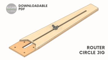 Router Circle Jig Plans Thumbnail