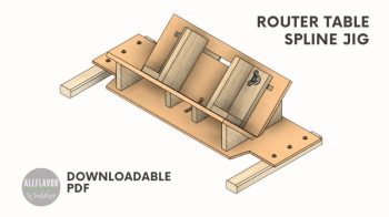 Router Table Spline Jig Plans Thumbnail